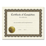 Great Papers!® Ready-to-use Certificates, Completion, 11 X 8.5, Ivory-brown-gold Colors With Brown Border, 6-pack freeshipping - TVN Wholesale 