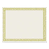 Great Papers!® Foil Border Certificates, 8.5 X 11, Ivory-gold With Channel Gold Border, 12-pack freeshipping - TVN Wholesale 