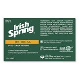 Irish Spring® Bar Soap, Clean Fresh Scent, 3.75 Oz, 3 Bars-pack, 18 Packs-carton freeshipping - TVN Wholesale 