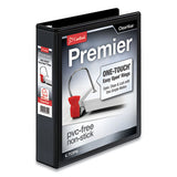 Cardinal® Premier Easy Open Clearvue Locking Slant-d Ring Binder, 3 Rings, 1.5" Capacity, 11 X 8.5, Black freeshipping - TVN Wholesale 