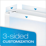 Cardinal® Premier Easy Open Clearvue Locking Slant-d Ring Binder, 3 Rings, 3" Capacity, 11 X 8.5, White freeshipping - TVN Wholesale 