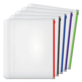 Cardinal® Expanding Zipper Binder Pocket, 11 X 8.5, Assorted Colors, 5-pack freeshipping - TVN Wholesale 