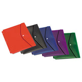 Cardinal® Dual Pocket Snap Envelope, 11 X 8 1-2, Assorted Colors, 5-pack freeshipping - TVN Wholesale 