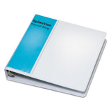 Cardinal® Spine Vue Locking Round Ring Binder, 3 Rings, 1.5" Capacity, 11 X 8.5, White freeshipping - TVN Wholesale 