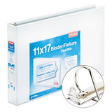 Cardinal® Clearvue Slant-d Ring Binder, 3 Rings, 1" Capacity, 11 X 17, White freeshipping - TVN Wholesale 