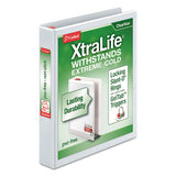 Cardinal® Xtralife Clearvue Non-stick Locking Slant-d Ring Binder, 3 Rings, 1" Capacity, 11 X 8.5, White freeshipping - TVN Wholesale 