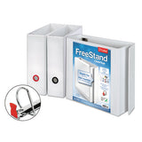 Cardinal® Freestand Easy Open Locking Slant-d Ring Binder, 3 Rings, 1" Capacity, 11 X 8.5, White freeshipping - TVN Wholesale 