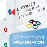 Cardinal® Freestand Easy Open Locking Slant-d Ring Binder, 3 Rings, 1" Capacity, 11 X 8.5, White freeshipping - TVN Wholesale 