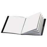 Cardinal® Showfile Display Book W-custom Cover Pocket, 24 Letter-size Sleeves, Black freeshipping - TVN Wholesale 