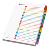 Cardinal® Onestep Printable Table Of Contents And Dividers, 26-tab, A To Z, 11 X 8.5, White, 1 Set freeshipping - TVN Wholesale 