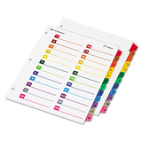 Cardinal® Onestep Printable Table Of Contents And Dividers - Double Column, 24-tab, 1 To 24, 11 X 8.5, White, 1 Set freeshipping - TVN Wholesale 