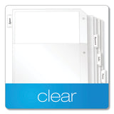 Cardinal® Poly Ring Binder Pockets, 11 X 8.5, Clear, 5-pack freeshipping - TVN Wholesale 