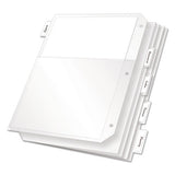 Cardinal® Poly Ring Binder Pockets, 11 X 8.5, Clear, 5-pack freeshipping - TVN Wholesale 