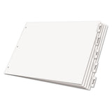 Cardinal® Paper Insertable Dividers, 5-tab, 11 X 17, White, 1 Set freeshipping - TVN Wholesale 