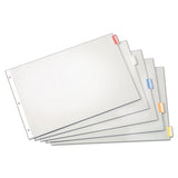Cardinal® Paper Insertable Dividers, 8-tab, 11 X 17, White, 1 Set freeshipping - TVN Wholesale 