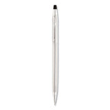 Cross® Classic Century Ballpoint Pen And Pencil Set, 0.7 Mm Black Pen, 0.7 Mm Hb Pencil, Chrome-black Barrels freeshipping - TVN Wholesale 