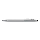 Cross® Classic Century Twist-action Ballpoint Pen, Retractable, Medium 1 Mm, Black Ink, Chrome Barrel freeshipping - TVN Wholesale 