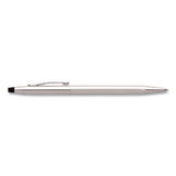 Cross® Classic Century Twist-action Ballpoint Pen, Retractable, Medium 1 Mm, Black Ink, Chrome Barrel freeshipping - TVN Wholesale 