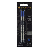Cross® Refills For Cross Ballpoint Pens, Bold Conical Tip, Blue Ink, 2-pack freeshipping - TVN Wholesale 