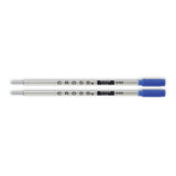 Cross® Refills For Cross Ballpoint Pens, Bold Conical Tip, Blue Ink, 2-pack freeshipping - TVN Wholesale 