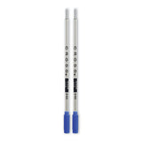 Refills For Cross Ballpoint Pens, Bold Conical Tip, Blue Ink, 2-pack