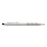 Cross® Classic Century Twist-action Ballpoint Pen, Retractable, Medium 1 Mm, Black Ink, Satin Chrome Barrel freeshipping - TVN Wholesale 