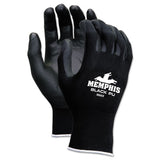 MCR™ Safety Economy Pu Coated Work Gloves, Black, Medium, 1 Dozen freeshipping - TVN Wholesale 