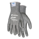 MCR™ Safety Ninja Force Polyurethane Coated Gloves, Large, Gray, Pair freeshipping - TVN Wholesale 