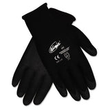 MCR™ Safety Ninja Hpt Pvc Coated Nylon Gloves, Large, Black, Pair freeshipping - TVN Wholesale 