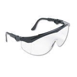 MCR™ Safety Tomahawk Wraparound Safety Glasses, Black Nylon Frame, Clear Lens, 12-box freeshipping - TVN Wholesale 