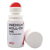 COSCO Premium Roll-on Ink, 2 Oz, Red freeshipping - TVN Wholesale 