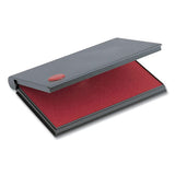 COSCO 2000 Plus One-color Felt Stamp Pad, #1, 4.25" X 2.75", Red freeshipping - TVN Wholesale 