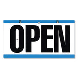 COSCO Open-closed Outdoor Sign, 11.6 X 6", Blue-white-black freeshipping - TVN Wholesale 