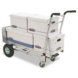 Cosco® 3-in-1 Convertible Hand Truck, 800-1000lb Cap., 21.06 X 21.85 X 48.03, Aluminum freeshipping - TVN Wholesale 