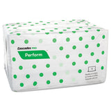 Perform Interfold Napkins, 1-ply, 6.5 X 4.25, White, 376-pack, 16 Packs-carton