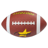 Champion Sports Rubber Sports Ball, For Football, Intermediate Size, Brown freeshipping - TVN Wholesale 