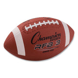 Champion Sports Rubber Sports Ball, For Football, Junior Size, Brown freeshipping - TVN Wholesale 