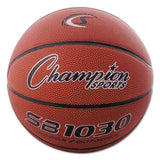 Champion Sports Composite Basketball, Official Intermediate Size, Brown freeshipping - TVN Wholesale 