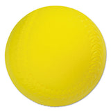 Champion Sports Coated Foam Sport Ball, For Soccer, Playground Size, Yellow freeshipping - TVN Wholesale 