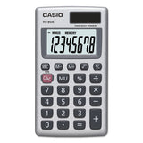 Casio® Hs-8va Handheld Calculator, 8-digit Lcd, Silver freeshipping - TVN Wholesale 