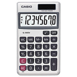 Casio® Sl-300sv Handheld Calculator, 8-digit Lcd freeshipping - TVN Wholesale 