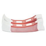 Pap-R Products Currency Straps, Red, $500 In $5 Bills, 1000 Bands-pack freeshipping - TVN Wholesale 