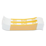 Pap-R Products Currency Straps, Yellow, $1,000 In $10 Bills, 1000 Bands-pack freeshipping - TVN Wholesale 
