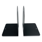 Huron Steel Bookends, Fashion Style, 5.5 X 4.75 X 7.25, Black freeshipping - TVN Wholesale 