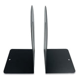 Huron Steel Bookends, Fashion Style, 4.75 X 5.5 X 9, Black freeshipping - TVN Wholesale 