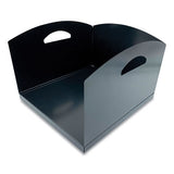 Huron Steel Horizontal File Organizer, 1 Section, Letter Size Files, 12 X 11 X 8, Black freeshipping - TVN Wholesale 