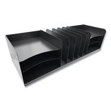 Huron Steel Combination File Organizer, 11 Sections, Legal Size Files, 30 X 11 X 8, Black freeshipping - TVN Wholesale 