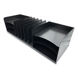 Huron Steel Combination File Organizer, 11 Sections, Legal Size Files, 30 X 11 X 8, Black freeshipping - TVN Wholesale 