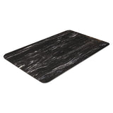 Crown Cushion-step Surface Mat, 24 X 36, Marbleized Rubber, Black freeshipping - TVN Wholesale 