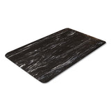 Crown Cushion-step Surface Mat, 36 X 60, Marbleized Rubber, Black freeshipping - TVN Wholesale 